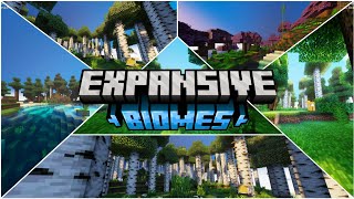 Top 1 Best Biomes Addon For MCPE 121  Expansive Biomes minecraft mcpeaddon [upl. by Lang]