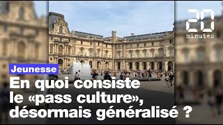 Jeunesse  En quoi consiste le «pass culture» mis en place sur tout le territoire [upl. by Sikras]