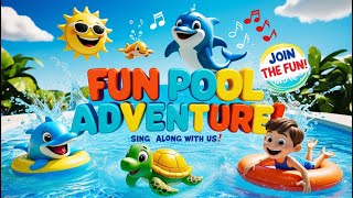 Swimming Song for Kids  Fun Pool Adventure 🌊  Nursery Rhymes amp Learning Songs [upl. by Ekez]