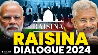 Raisina Dialogue 2024  When was this formed  All About this Global Conference [upl. by Anilec]