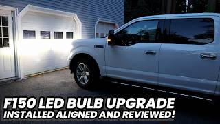 How much better are Aftermarket F150 LED Headlight Bulbs [upl. by Nnylasor]