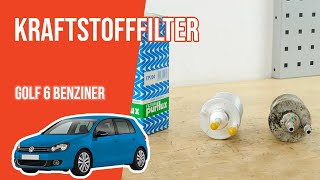 Wie Golf 6 16 Kraftstofffilter wechseln ⛽ [upl. by Ahsyas151]