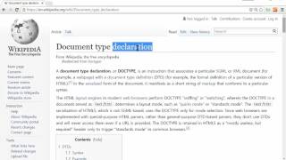 HTML  DOCTYPE [upl. by Cecilia]