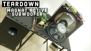 Teardown Magnat Beta Sub 30A active subwoofer  Whats Inside [upl. by Eugen]