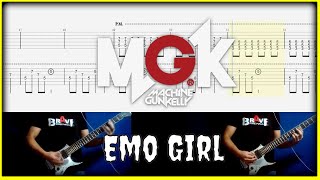 Machine Gun Kelly Emo Girl Guitar Cover With Tab [upl. by Nylemaj]