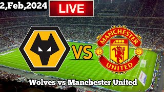 Wolves Vs Manchester United Live Match Today [upl. by Halimak818]