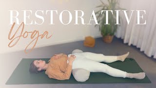 Restorative Sleep Yoga For Beginners Relax And Unwind With Back Poses [upl. by Ulah176]