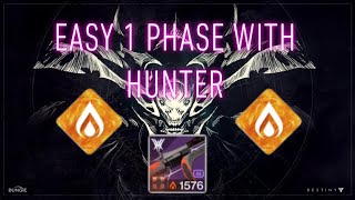 Destiny 2  Best Hunter Damage for Oryx Easy 1 phase [upl. by Lamberto]