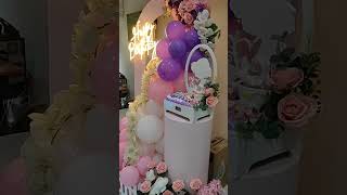 birthday backdrop stand [upl. by Ahtanamas]