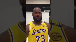 LeBron reacts to being the oldest player in the NBA BAY2TV [upl. by Redyr]