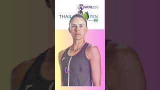 Tennis WTA Thailand Open 2024 Linette vs Shnaider shorts [upl. by Haines709]