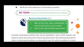 GEOGRAPHY GRADE 12 UNIT 6 PARTY ONE Environmental problem [upl. by Arym]