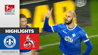 Dominant Darmstadt  SV Darmstadt 98  1 FC Köln 51  Highlights  MD 9  Bundesliga 2 202425 [upl. by Ahseit527]