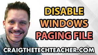 How To Disable The Windows 7 Paging File 2022 [upl. by Atteugram]