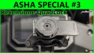 RECENSIONE QUADLOCK  ASHA SPECIAL 003  quadlock smarthphone support transalp750 review [upl. by Channa]