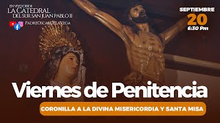 EN VIVO 🔴Viernes Penitencial I Coronilla a la Divina Misericordia y Santa Misa I PadreOscarDeLaVega [upl. by Akeit]