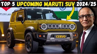 Top 5 Upcoming Maruti Suzuki Cars in India 2024 [upl. by Hsirrap]