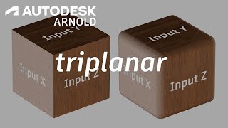 Arnold tutorial  How to use the triplanar shader in Arnold [upl. by Jerome]