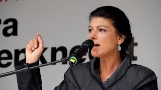 Sahra Wagenknecht in Köln [upl. by Crosby]