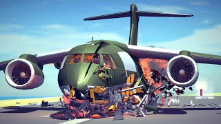 Emergency Landings 44 How survivable are they Besiege [upl. by Alpert731]