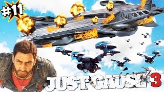 DETRUIR LA AERONAVE GIGANTE  JUST CAUSE 3 11 [upl. by Enorahs990]