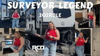 RV TOUR  Forest River Surveyor Legend 202RBLE  Medina OH [upl. by Nylahs]