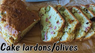 RECETTE  CAKE LARDONSOLIVES [upl. by Gnouhk]