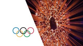 Olympic Cauldron is lit for London 2012 [upl. by Enelec]