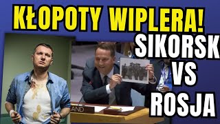 KĹOPOTY WIPLERA Radek Sikorski ZMASAKROWAĹ Rosjanina w ONZ OSTRY SZUROMETR [upl. by Deina256]