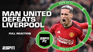 ABSOLUTE CLASSIC 😳 FULL REACTION to Manchester Uniteds win over Liverpool  ESPN FC [upl. by Richart]