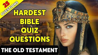 The Old Testament  25 Bible Questions to Test Your Knowledge  The Bible Quiz [upl. by Ekard749]