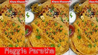 meggie recipes  meggie recipes in hindi  maggi paratha  megi kese bnaye  megi respi [upl. by Tterrej]