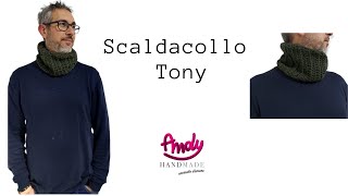 Tutorial Scaldacollo Tony uncinetto facile [upl. by Chiang]