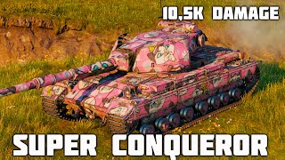 Super Conqueror WoT – 4Kills 105K Damage [upl. by Erv439]