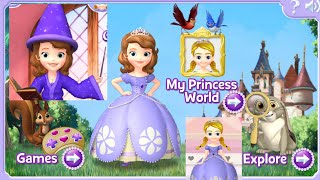 Disney Sofia My Princess World Games Play amazingly fun Online games in Sofias World [upl. by Aliber461]