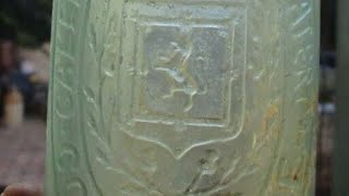 Gold fields Codd bottle 1800s bottle digging Captain fluff on the shovel bottle relichunting [upl. by Flight]