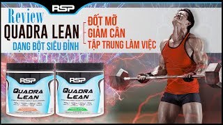 DN review Quadra Lean  Đốt mỡ giảm cân siêu đỉnh dạng bột [upl. by Labanna]