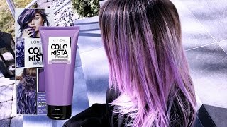 PASTEL HAIR  PURPLE WASHOUT  LOREAL COLORISTA [upl. by Mosa628]