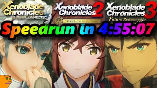 Xenoblade Extra Story Trilogy Speedrun in 45507 [upl. by Gussie76]