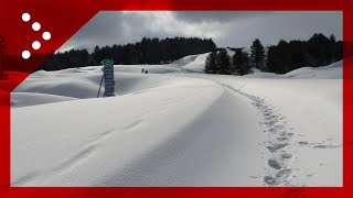 Etna ancora tantissima neve impossibile raggiungere il rifugio Citelli [upl. by Aiclef]