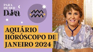 AQUÁRIO  JANEIRO de 2024 MÁRCIA FERNANDES faz PREVISÕES para o SIGNO [upl. by Hallsy]