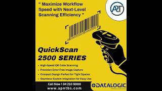 Best Deals On Quick Scan 2500 Datalogic Barcode Scanner Dubai UAE  QR CODE Scanner Dubai [upl. by Nitnilc]