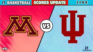 Indiana vs Minnesota  NCAA Mens College Basketball 2024  IU Basketball Live Scores Update today [upl. by Meelas]