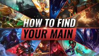 How To Choose Your PERFECT MAIN CHAMPION  League of Legends [upl. by Clover]