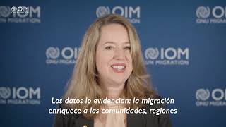 Mensaje de la DG de la OIM por el Informe sobre las Migraciones en el Mundo 2024 [upl. by Nnayd]