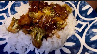 Beef broccoli SemiHomemade FoodBankFood FrugalLiving SeniorLife foodbankhaul [upl. by Aelgna928]