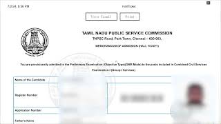 TNPSC  GROUPI  HALL TICKET RELEASED  Suresh IAS Academy [upl. by Matelda]