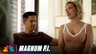 Magnum and Higgins Talk About Raising a Child  Magnum PI  NBC [upl. by Betsy]