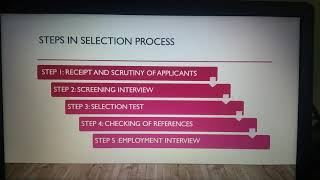 Selection process meaning importance difference between Recruitment and Selection  HRM BBABcom [upl. by Semela]