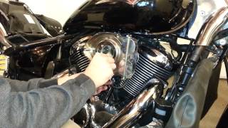 Installing Kuryakyn Hypercharger Vulcan 900 Part 2 of 2 [upl. by Semele]